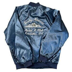 Vintage Smoky Mountain Model A Club Embroidered Jacket - Cardinal - Size XL
